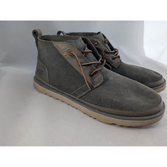 UGG Chukka Boots Suede Leather Casual Lace Up Ankle Boots Mens Size‎ - Picture 1 of 6
